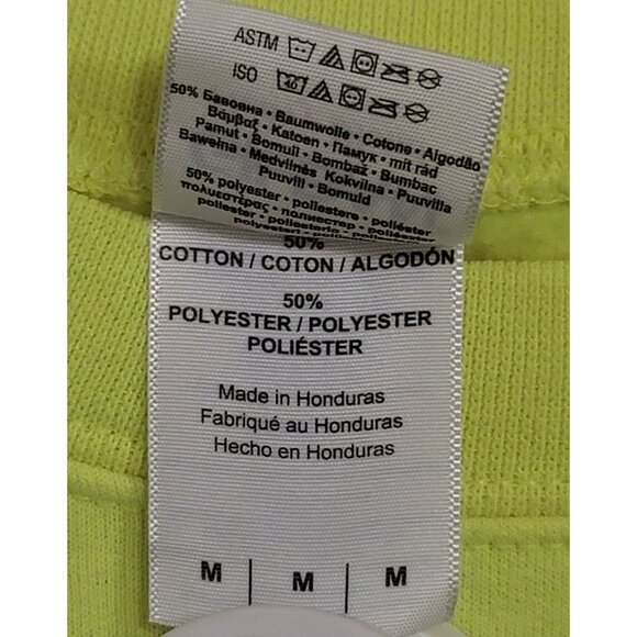 Rare Vintage Nike Neon Green Sweatshirt Crewneck Gildan Heavy Blend- M Medium - Picture 4 of 6